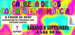 Cartel Carrera de los Colores de Numancia 2018