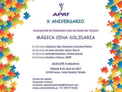 Cena Solidaria X Aniversario APAT