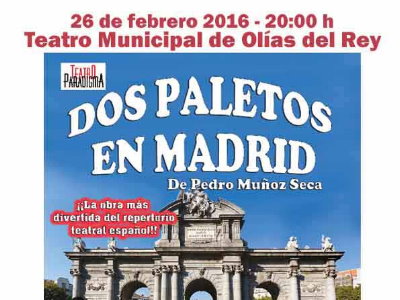 Obra de teatro Dos Paletos en Madrid